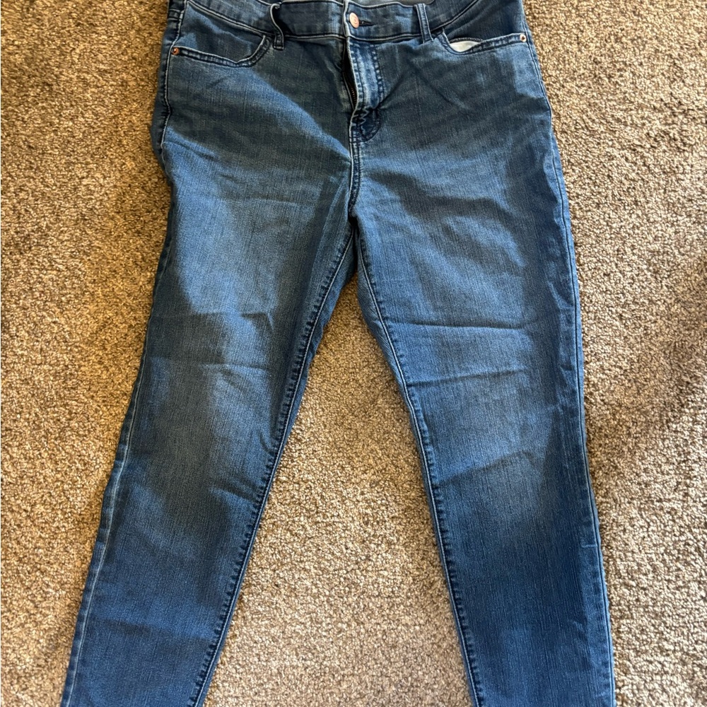 Old Navy Women's Dark Blue Skinny Jeans